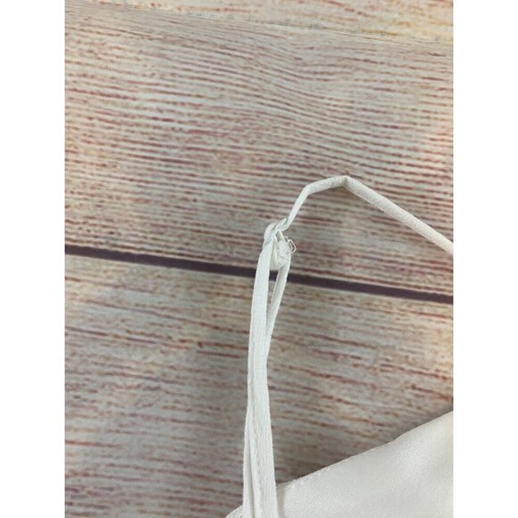 Lulu's Women's White Strappy Cross Front Romper - Small - Picture 12 of 14